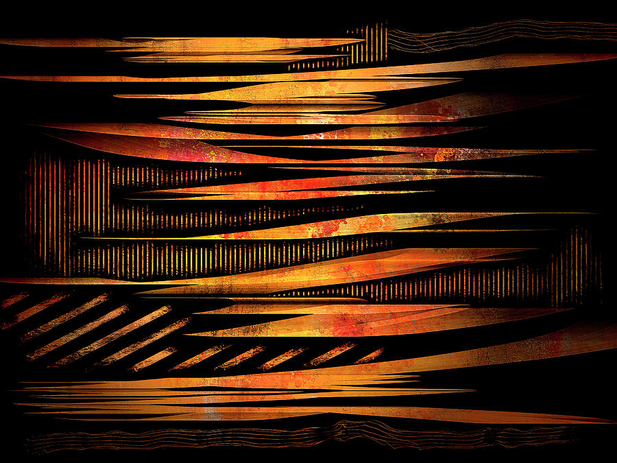 Glow Stack Digital Art by Marina Flournoy
