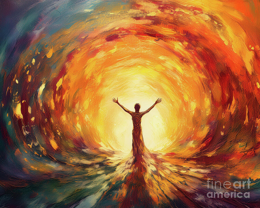 God The Father Ai Art by Macro Abundance