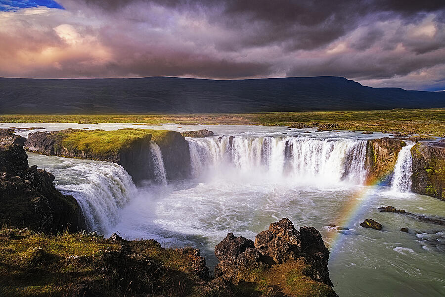 Godefoss Photograph by Jon Snyder