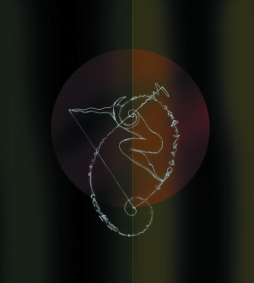 Golden Child Drawing by Raymond Fernandez