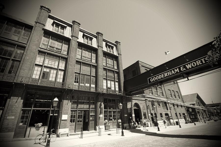 Gooderham And Worts, Vintage Industrial Charm Photograph by Travel Essayist