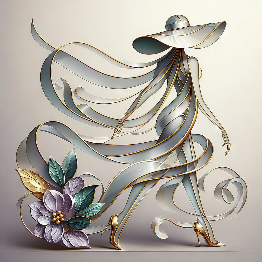 Grace in Motion Digital Art by Deb Beausoleil