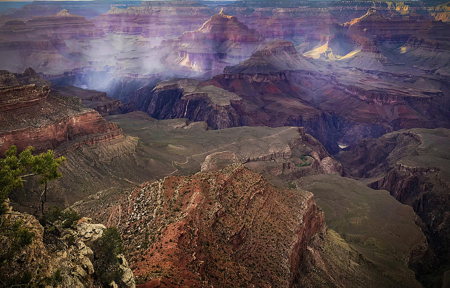 Grand Canyon Afternoon Rain Photograph by Rebecca Herranen