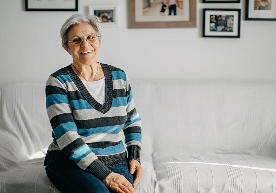 Grandmother portrait Photograph by Supersizer
