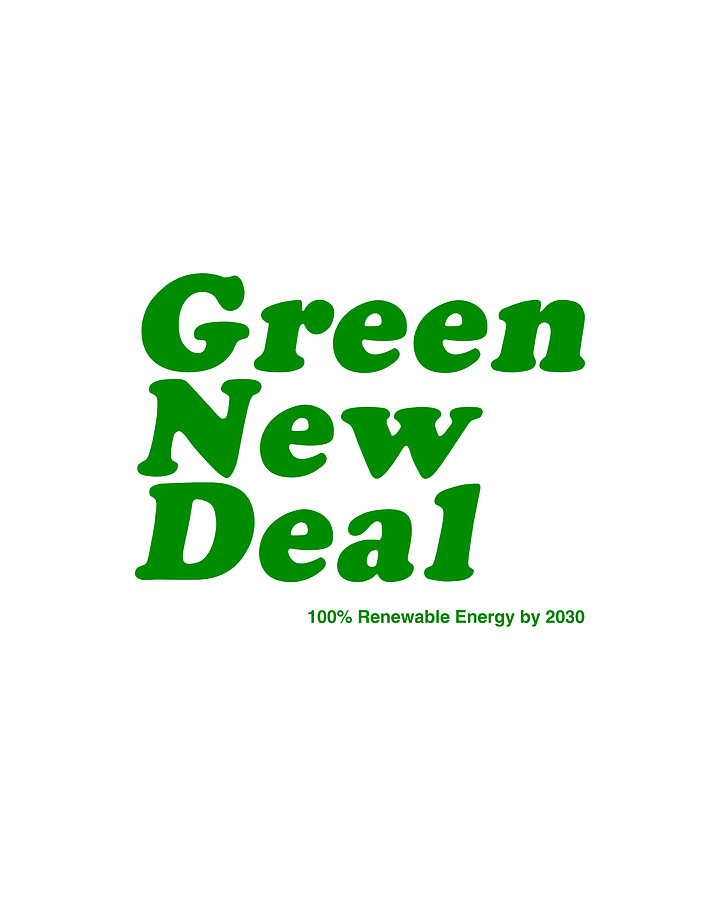 Green New Deal Digital Art by Flippin Sweet Gear