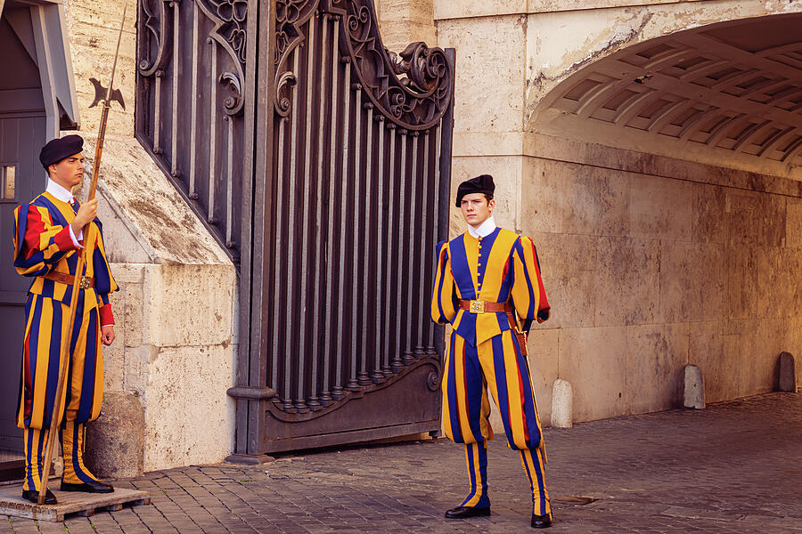 Vatican City - Italy - Guarding the Vatican for 400 years Photograph by Robert Niemeier
