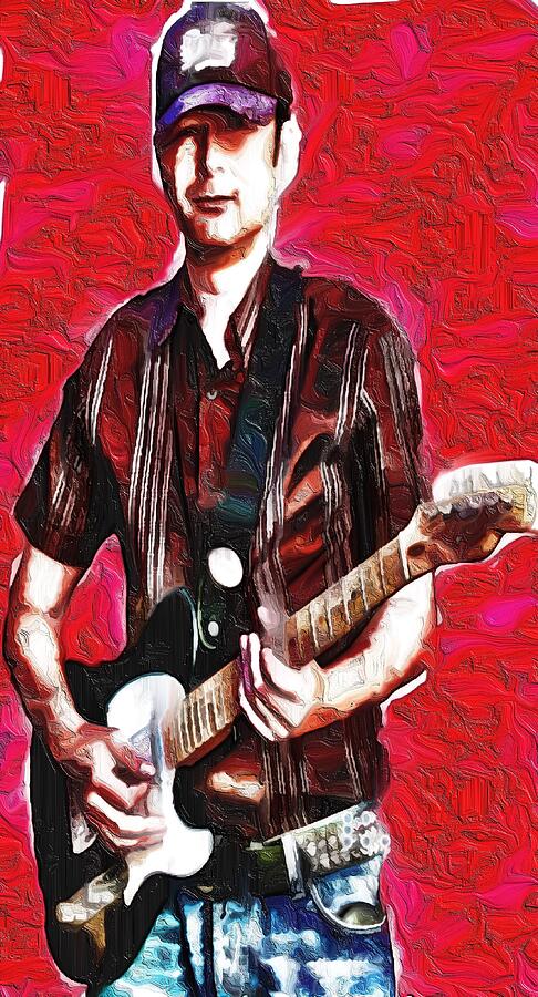 Guitar Hero Mixed Media by Bencasso B