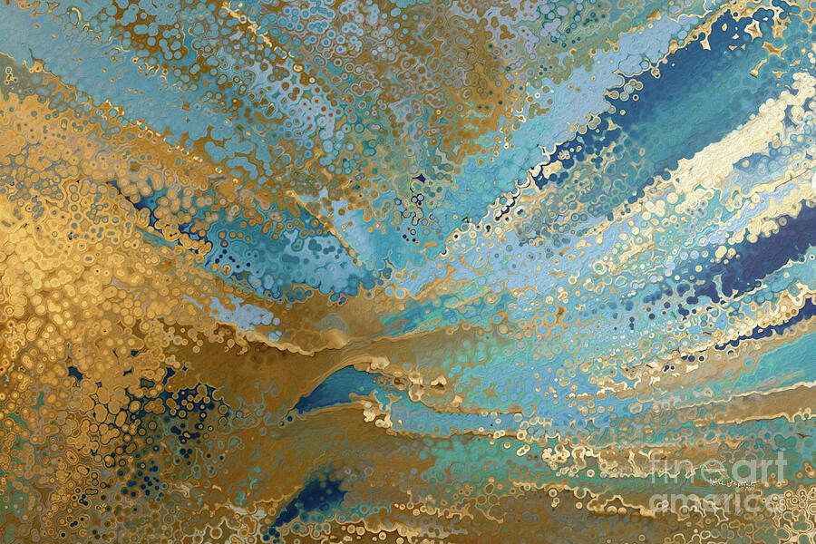 Habakkuk 3 4 . Veiled Power Painting by Mark Lawrence