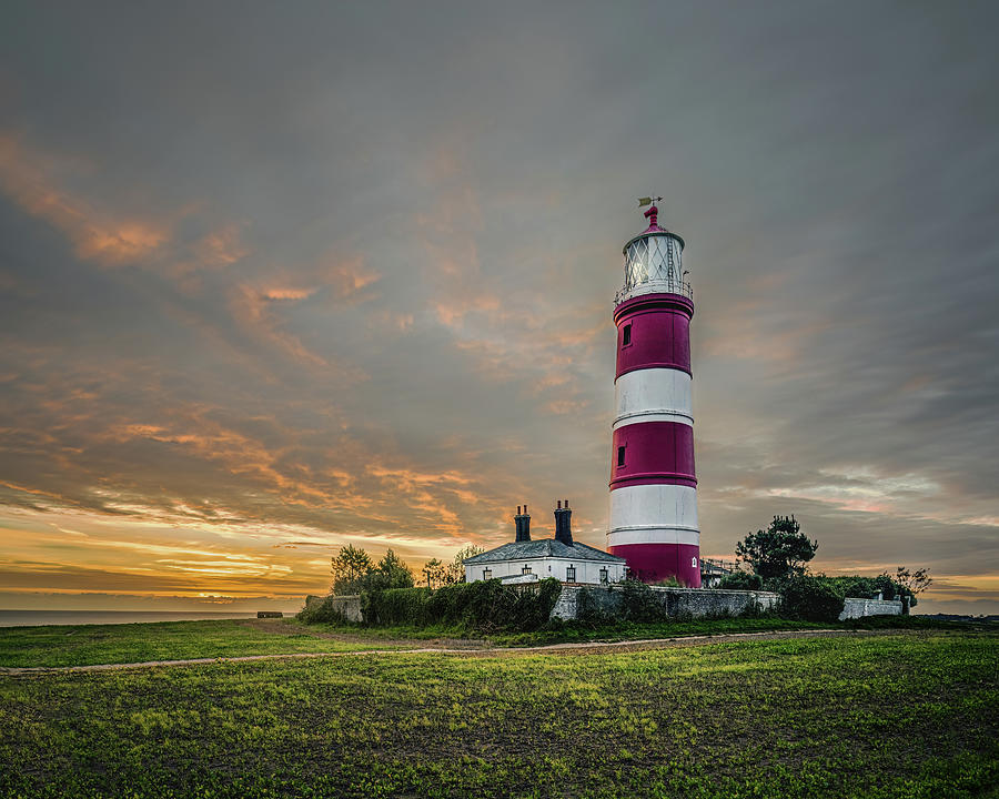 Happisburgh Lighthouse at Dawn Photograph by Charnwood Photography Fine Art