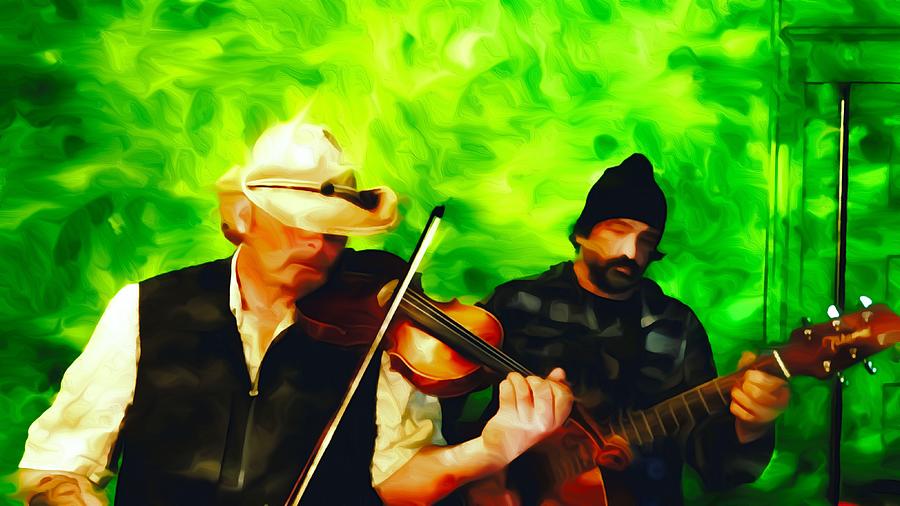 Hardcore Bluegrass 103 Mixed Media by Bencasso B