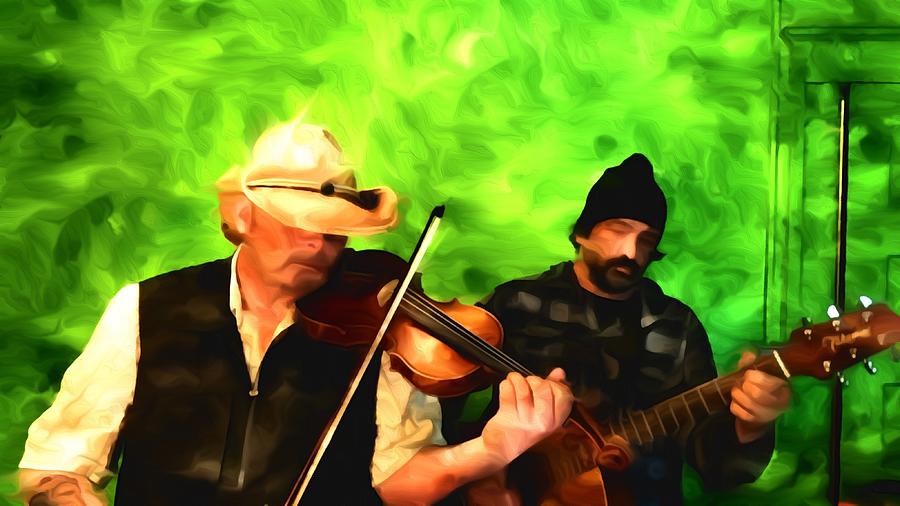 Hardcore Bluegrass Revues 2 Mixed Media by Bencasso B