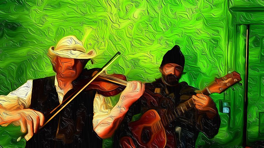 Hardcore Bluegrass102 Mixed Media by Bencasso B