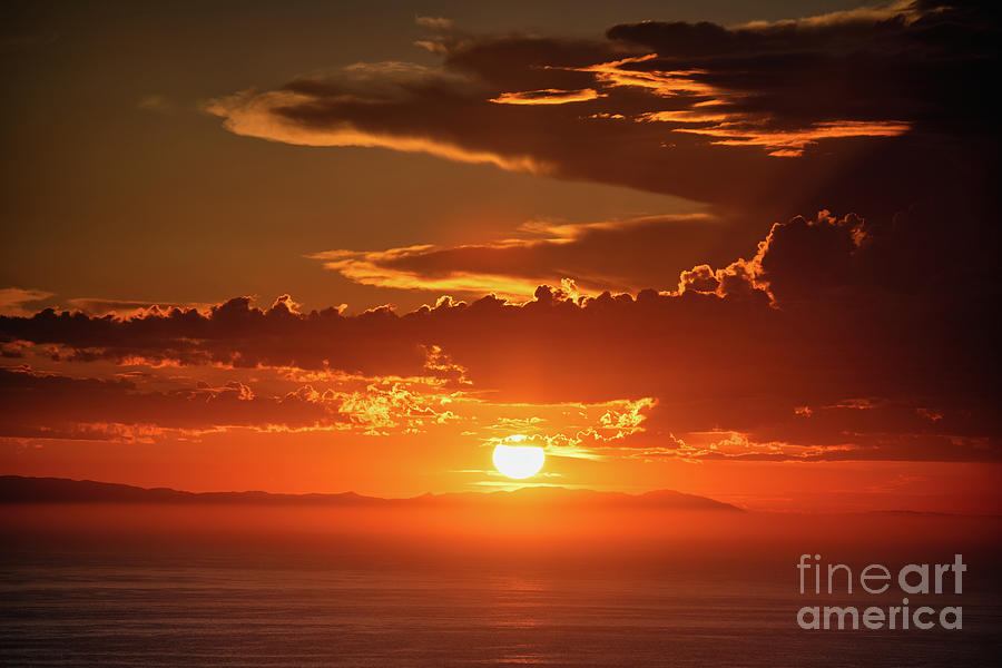 Harvest Winter Sunset, Laguna Beach, California Photograph by Abigail Diane Photography