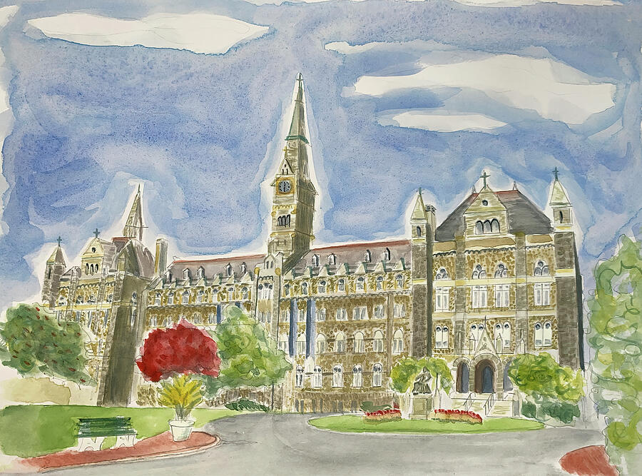 Healy Hall Georgetown University by Rachel League