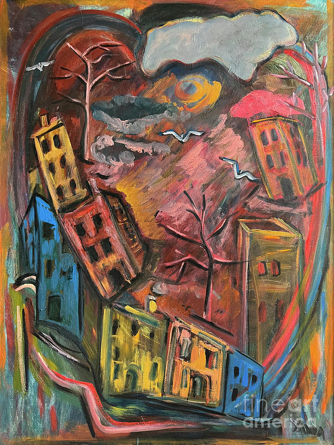 Heart of the City Painting by Katt Yanda