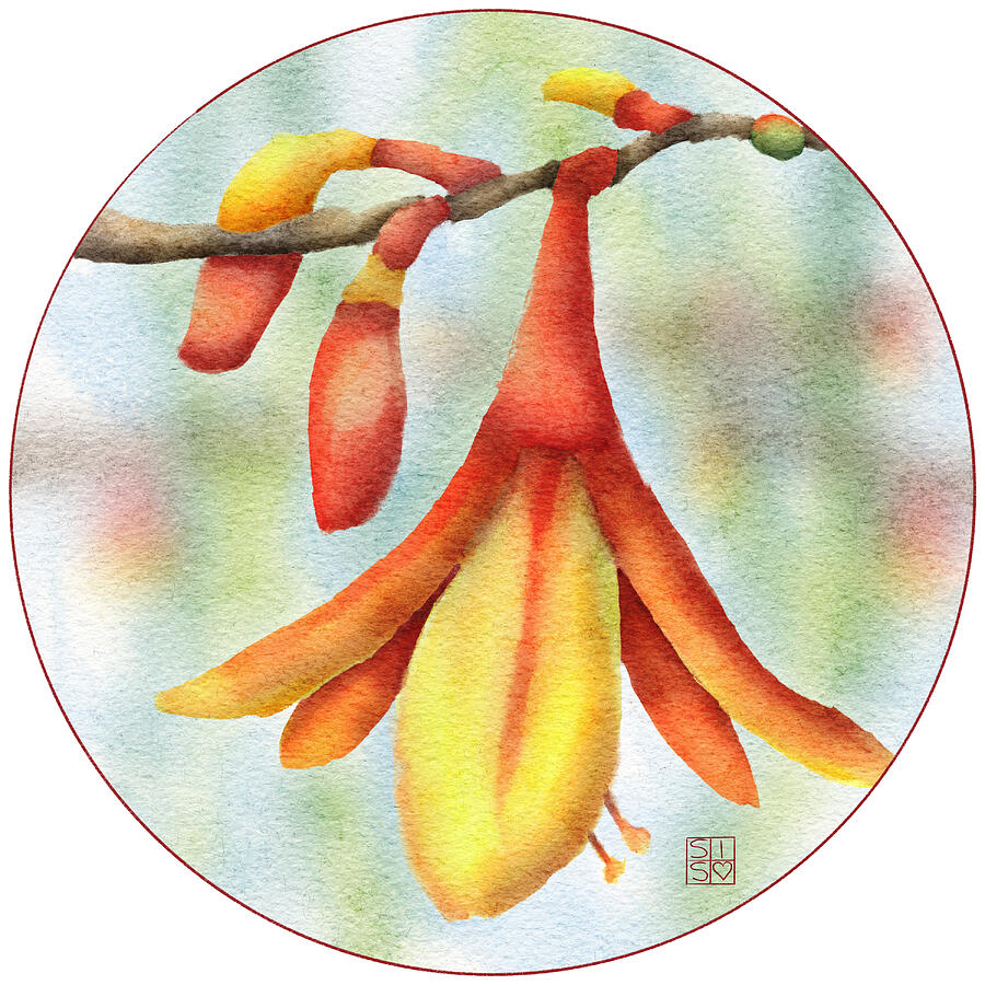 Heliconia Flowers Digital Art by Snow Iris Studio