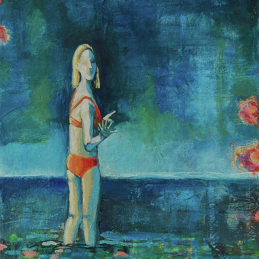 Her Light Remains Painting by Mary Conner