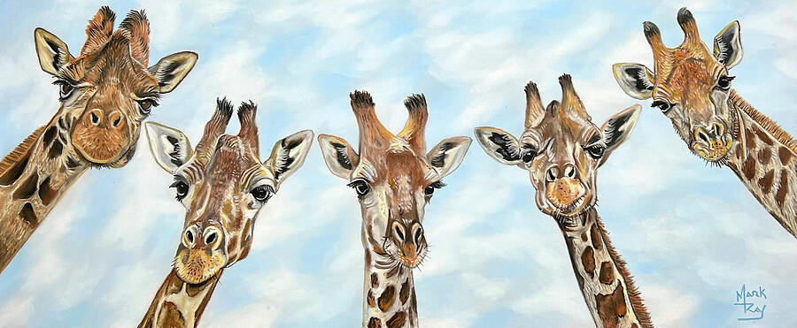 High Five Pastel by Mark Ray