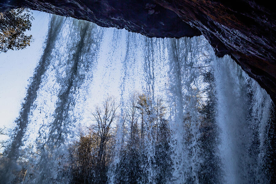 Waterfall Behind the Curtain Photograph - Dry Falls 16 by Cindy Robinson