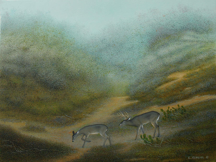 Hill Country Courtship Painting by Eleazar Herrera