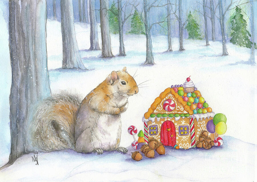 Holiday Surprise Painting by Marie Stone-van Vuuren