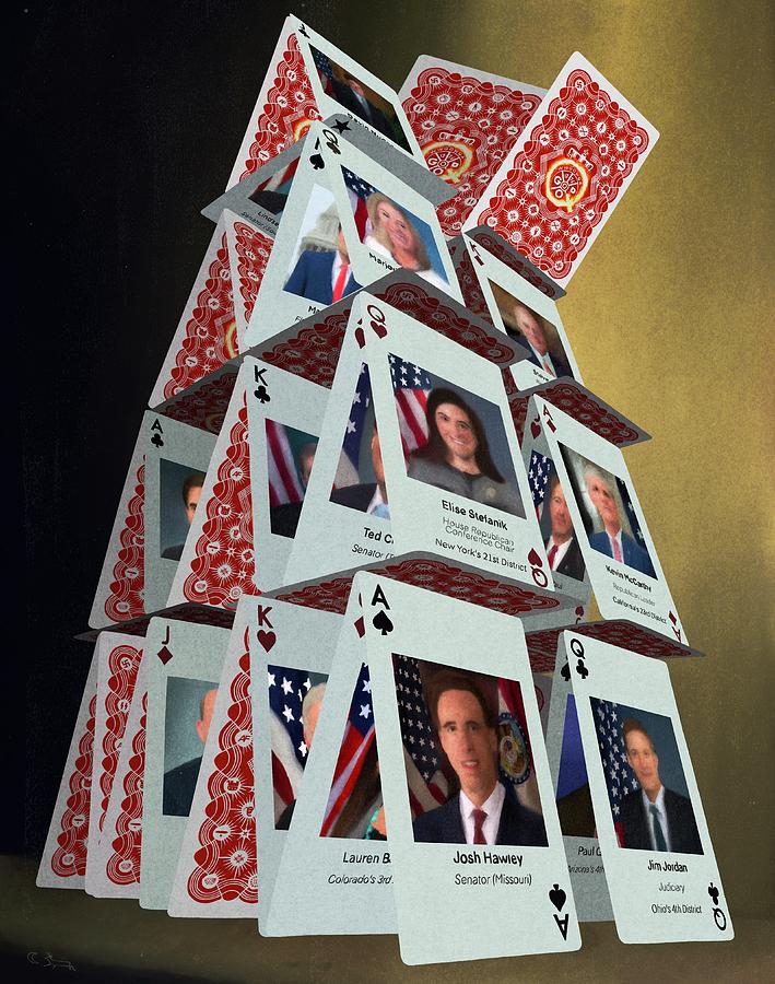 House of Cards Digital Art by Jason Cardwell