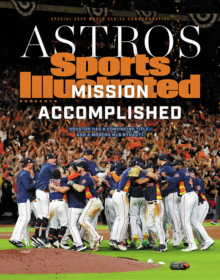 Houston Astros 2022 Victory Celebration Photograph - Houston Astros, 2022 World Series Commemorative Issue Cover by Sports Illustrated