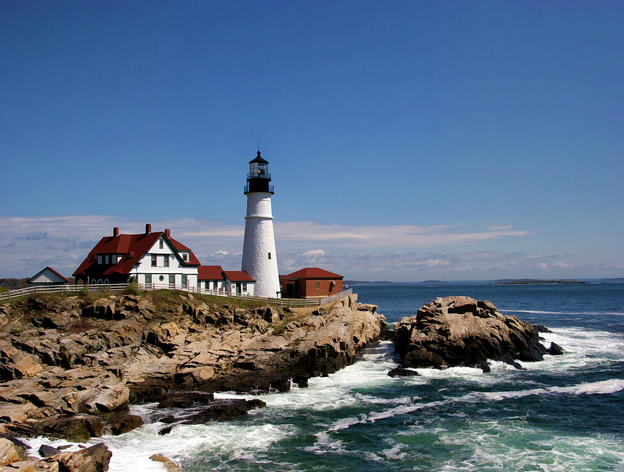 Portland Head Light Photograph by Barbara Siegel