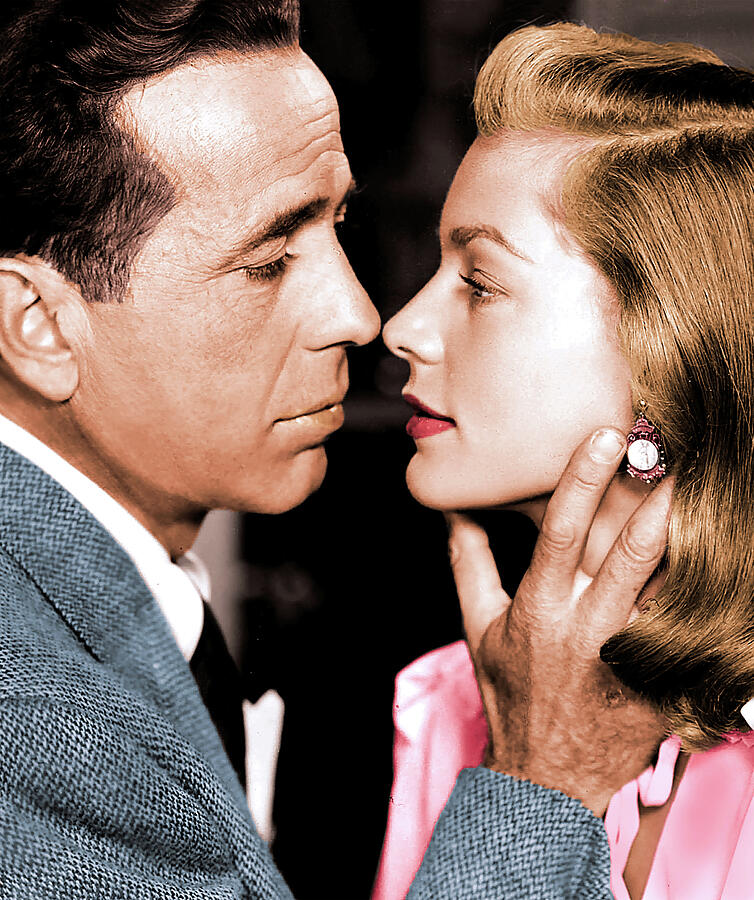 Humphrey Bogart and Lauren Bacall - still Photograph by Retro Movie Art ...