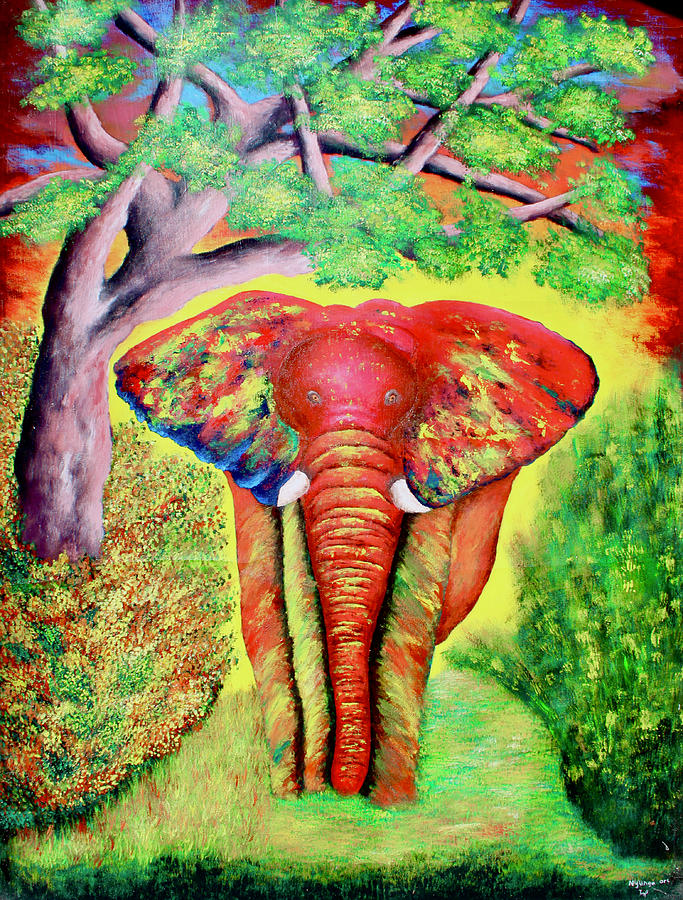 I am Here Painting by Nyunga Mekom