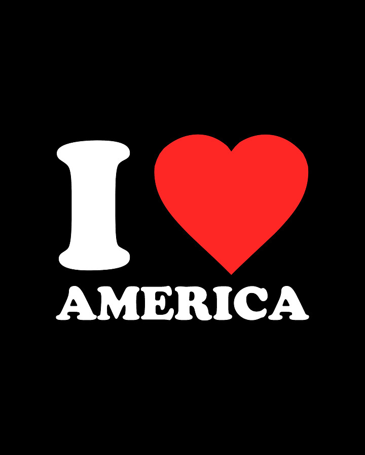 I Love America Digital Art by Flippin Sweet Gear