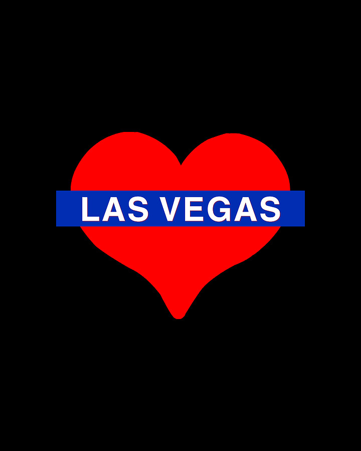 I Love Las Vegas Digital Art by Flippin Sweet Gear