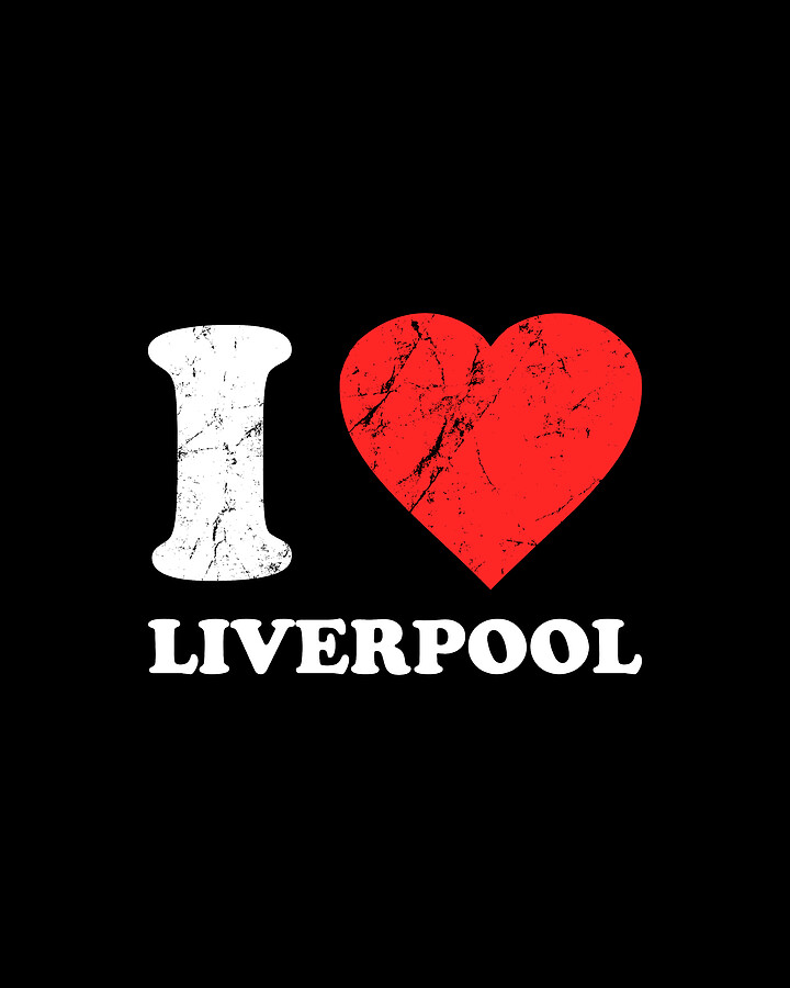 I Love Liverpool Digital Art by Flippin Sweet Gear