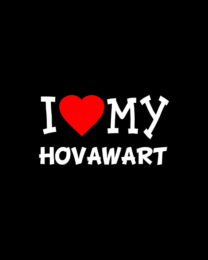 I Love My Hovawart Dog Breed Digital Art by Flippin Sweet Gear