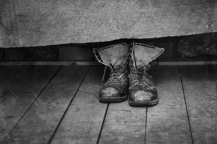 I Remember His Boots Photograph by Mary Lee Dereske