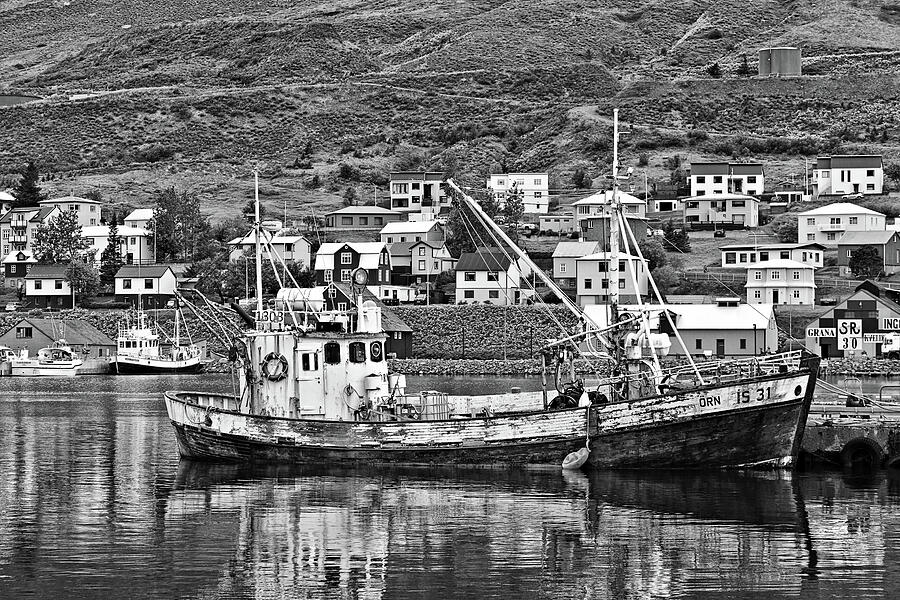 Icelandic Fishing Boat Photograph by Bob Falcone