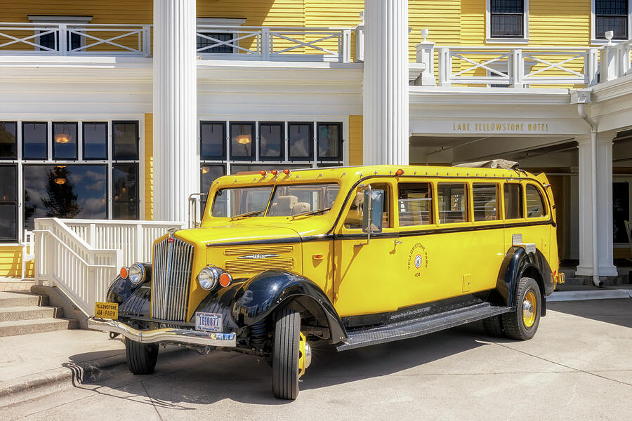 Iconic Yellow Bus - Yellowstone Photograph by Susan Rissi Tregoning ...