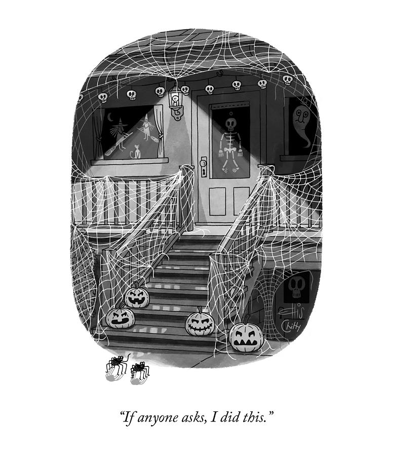 If Anyone Asks Drawing by Ellis Rosen and Tom Chitty