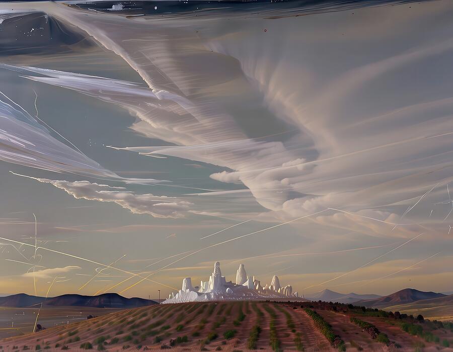 Imaginary Antique Photo Of A Mirage by Eris And AI
