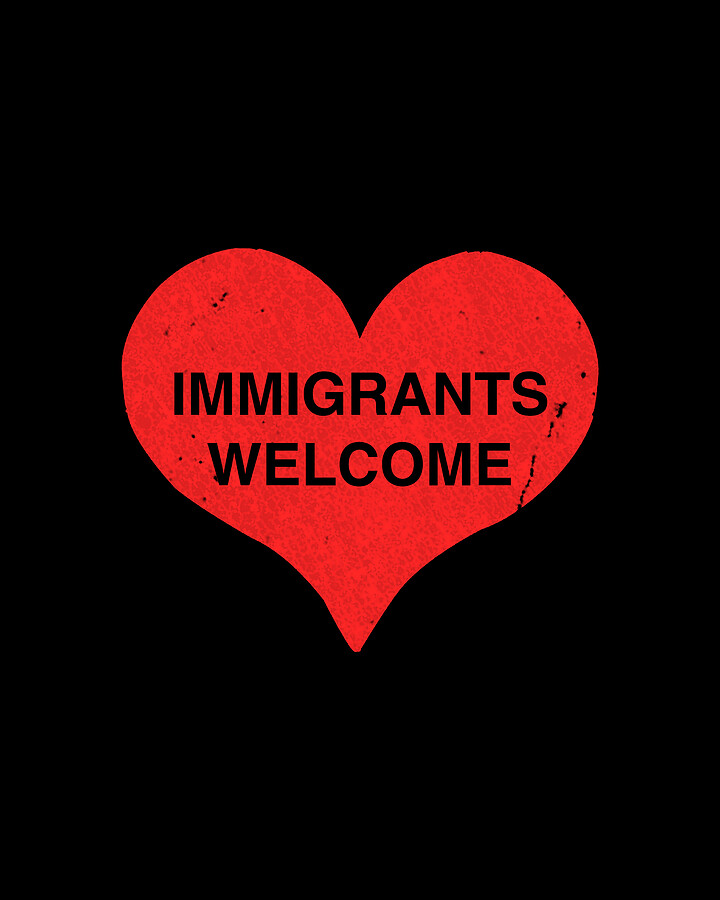 Immigrants Welcome Digital Art by Flippin Sweet Gear