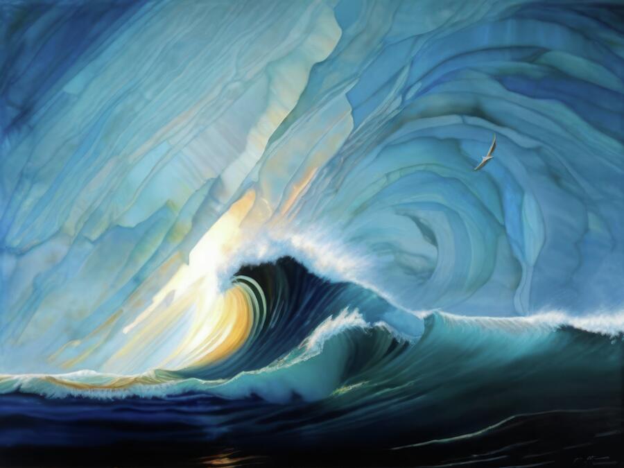 In The Tunnel Digital Art by Eris And AI