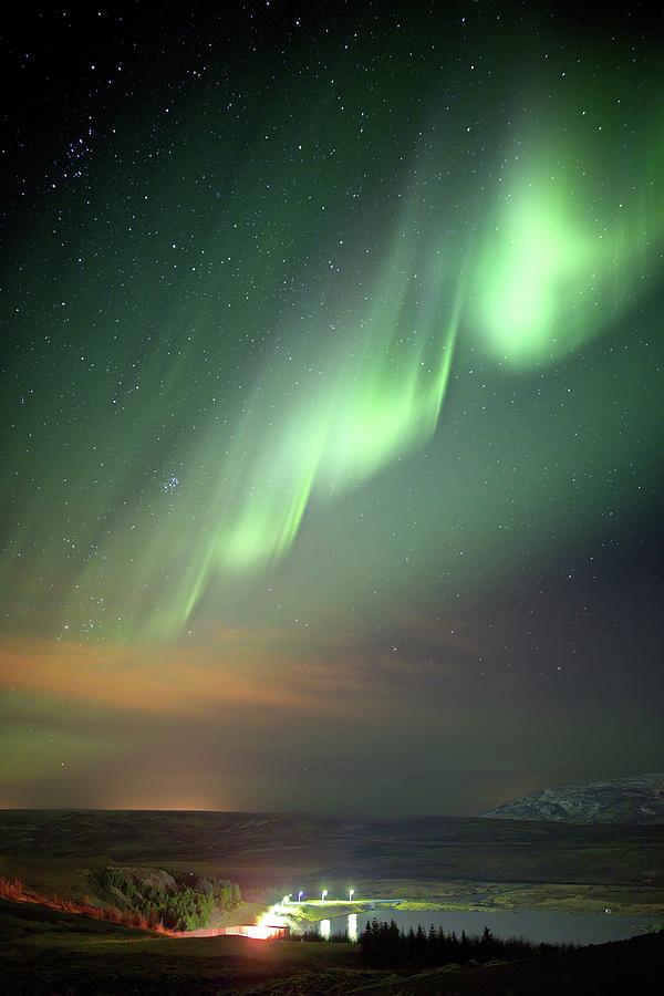 Industrial lights - and magic Photograph by Christopher Mathews