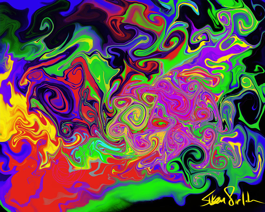 Ink Blob Digital Art by Susan Fielder