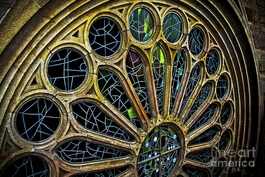Intricate rose window Photograph by Stefano Senise