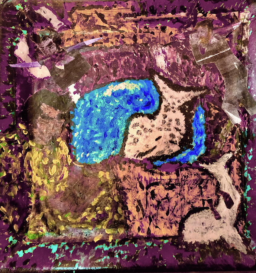 Ishmael In the Belly of the Whale Mixed Media by Bencasso B