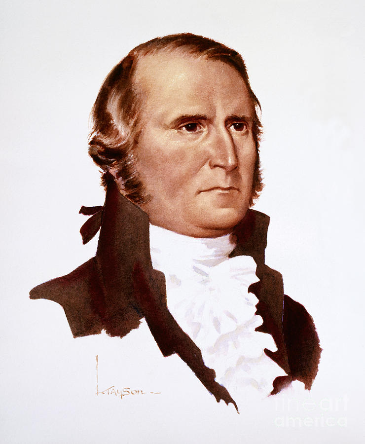 Jacob Broom - Signers Of The U.S. Constitution Painting by Lyle Tayson