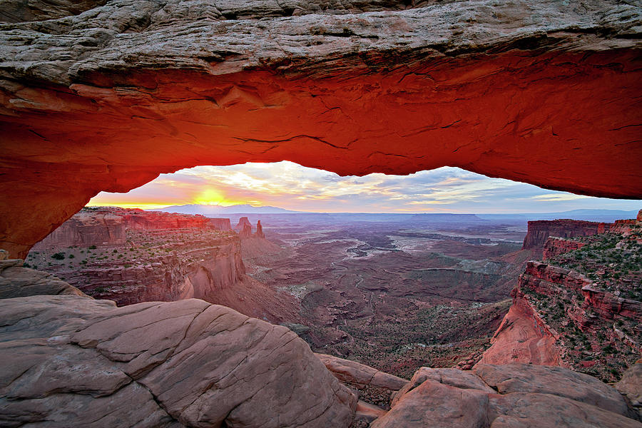 January 2018 Mesa Arch Photograph by Alain Zarinelli