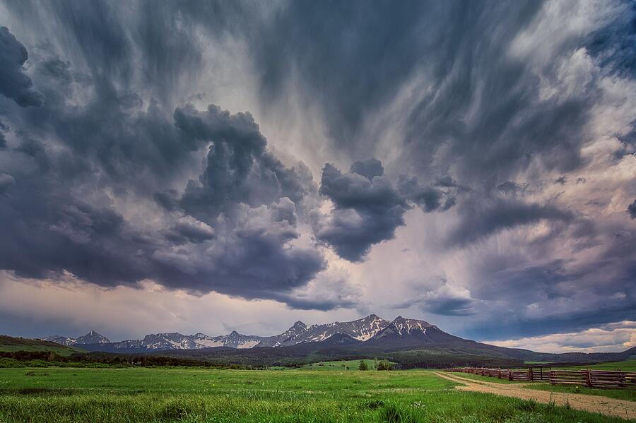 January 2024 Stormy Meadow Photograph by Alain Zarinelli