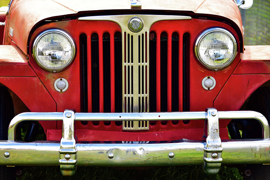 Jeep Wrangler Grill Photograph by Vi Ray