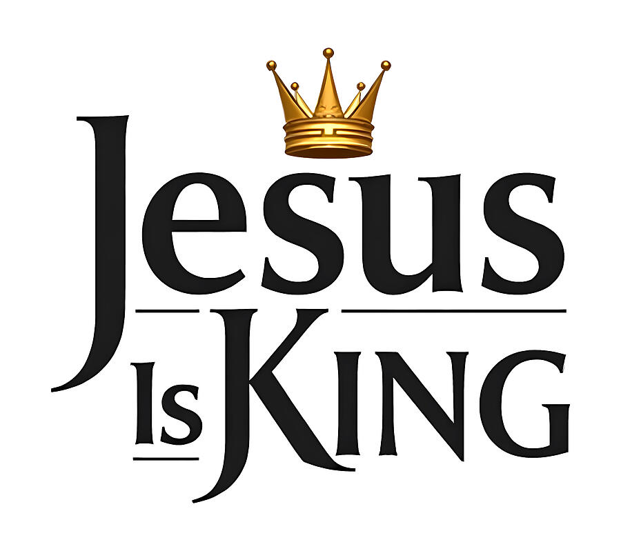Jesus Is King Digital Art by Reeves Abram - Pastor Reeves Studio - Metal Posters